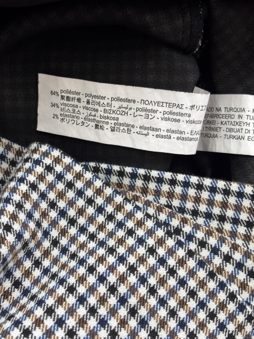 Zara Mini Check High Waisted Skort Size XS - Picture 11 of 11